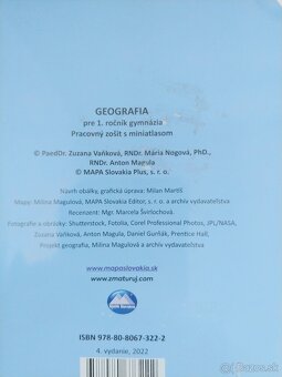 Geografia pre 1.ročník gymnázia-Pracovný zošit s miniatlasom - 3