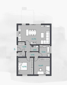 POZEMKY 12km OD L.MIKULÁŠA//PROJEKT ZELENÉ ÚDOLIE - 3