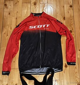 Pánsky cyklistický dres s dlhým rukávom a nohavice SCOTT - 3