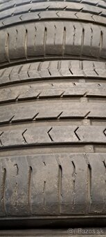 Predám 4ks jazdené letné 205/55r16-91V Continental 2+2modely - 3