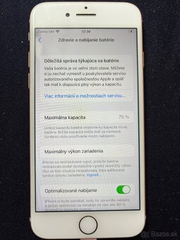 Predám iPhone 8 – 64 GB, 75 % batéria, kábel + 3 kryty - 3