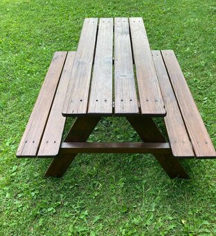 Záhradný stôl pre deti / lavice - 3