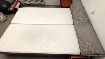 Manželská posteľ 160 x 200 s matracmi a uložným priestorom - 3