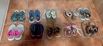Detská obuv rôzna cca 25 - 35 nosena - 3