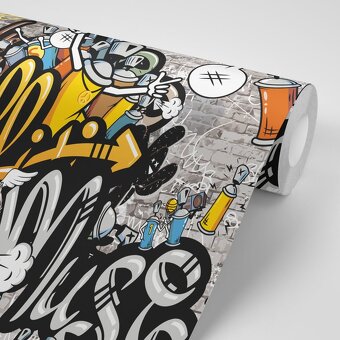 Vliesova tapeta Grafity - 3