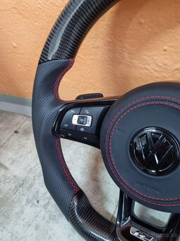 VOLANT VOLKSWAGEN R RLINE GTD GTI - KOZA / KARBÓN - 3