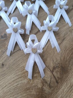 Svadobné pierka biele - 3