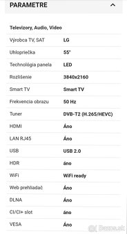 LG webOS 55UK6500MLA - 3