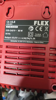 FLEX nabíjačka a dve batérie 10.8V / 2.5 Ah - 3
