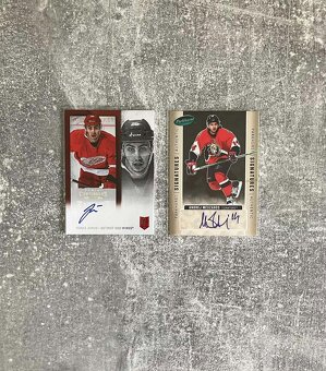 Hokejové podpísané auto karty NHL hráčov - 3