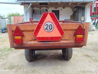 Vyklápacia vlečka za malotraktor - 3
