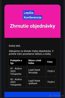 Lepšia Konferencia Košice - 3