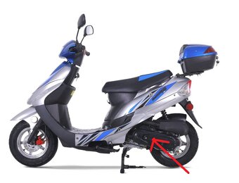 Kryt variátora nový pre 139QMB 50cc 40cm (10 palcové kolesá) - 3