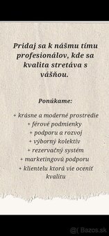 Hľadáme kaderníčku, kozmetičku a pedikérku - 3