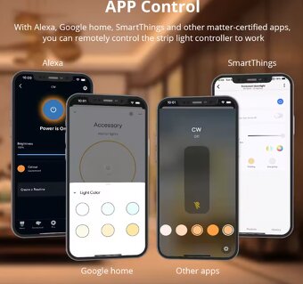 RGB LED pás matter riadiaca jednotka - 3