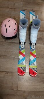 Predám detské lyže,lyžiarky,prilba - 3