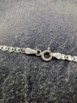 Strieborná retiazka so srdiečkom Swarovski - 3