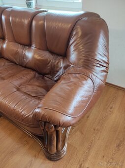 kožená sedačka 3+2 - 3