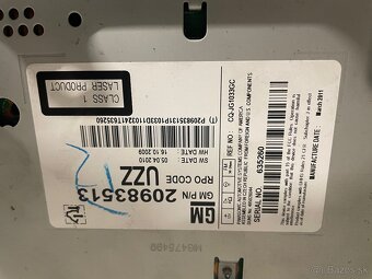 Autorádio Opel astra j - 3