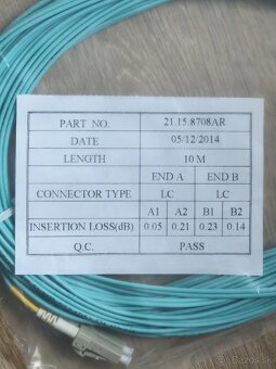 Optický prepojovací kábel ROLINE LC/LC OM3, 10m - 3