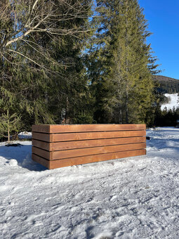Vyvýšené záhony 2m x 0,9m x 0,63m (dšv) - 3
