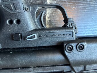 TM plynová GNB brokovnica KSG, 3/6 rán - Čierna+hpa adapter - 3