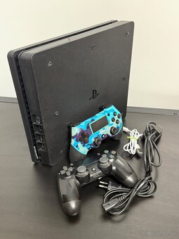 Playstation 4 Slim 1000Gb + záruka 12 mesiacov + 2 ovladace - 3