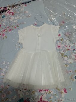 Biele šaty Gamex veľkosť 62 - 3