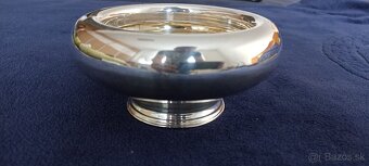 Investičné striebro- moderná dizajnová miska– Grécko, 229,3g - 3