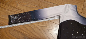 Kraso šaty dievčenské, čierno-biele - 3