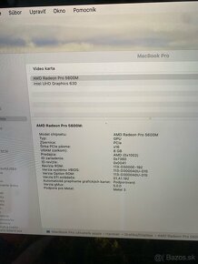 Apple Macbook Pro 16” 2019 i9 2,4 8 jadro 64gb ram 1TB SSD - 3