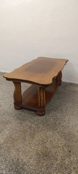 Rustikální konferenční stolek, nábytek z masívu - 3
