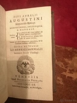 Stará vzácna kniha Viedeň 1760 - 3