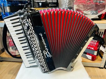 Predám profesionálny akordeón Borsini Wienna 374- 96 basový - 3