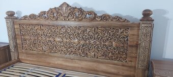 Drevená posteľ 180×200cmvrátane ortopedických roštov - 3