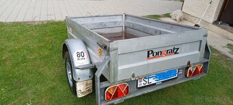 Ponúkame na predaj prívesný vozík Pongratz - 3