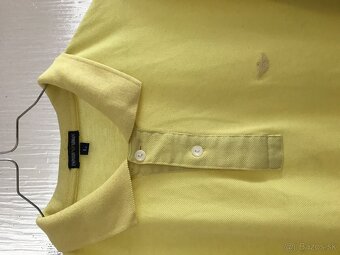EMPORIO ARMANI žlté pánske tricko L/XL - 3