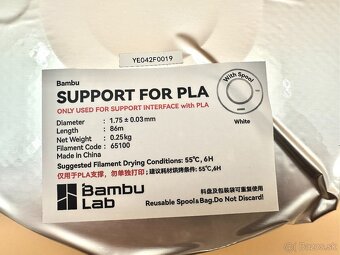 Filament BambuLab Support for PLA 0,25kg originálne balenie - 3