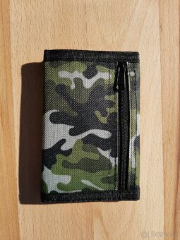 Nová maskáčová peňaženka Military Green - 3