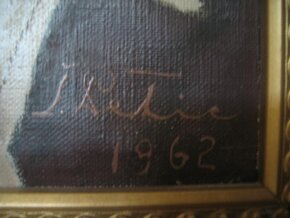 Olejomaľba, zátišie - 3