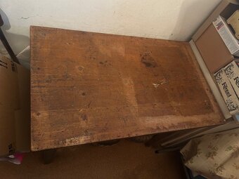 Predám retro stôl s rustikálnym vzhľadom - 3