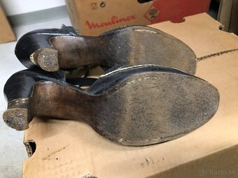 starožitné dámske topánky Baťa - 3