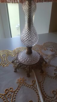 LAMPA STOLNÁ - krémová - 3