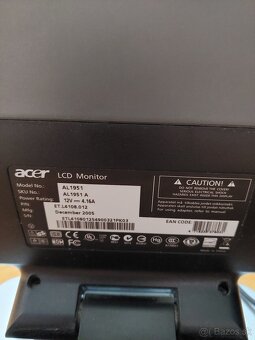 PC, monitor Acer - 3