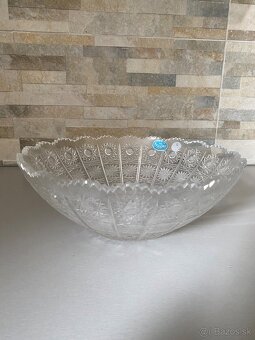 Ručne brúsená krišťalova misa Bohemia Crystal - 3