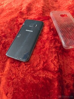 Samsung S7 čierny používaný plné funkčný trochu dole pri dis - 3