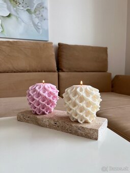 Sójová sviečka „Pinecone“ - 3