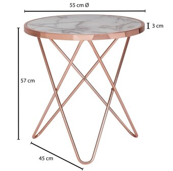 Konferenčný / príručný stolík 55 cm - 3