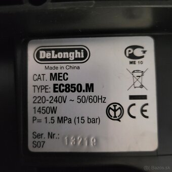 Kávovar De'Longhi EC 850M - 3