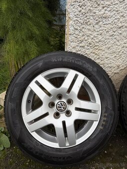 VW original elektrony + pneu R15 195/65 - 3